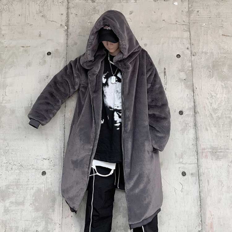 オーバーサイズ フード付き