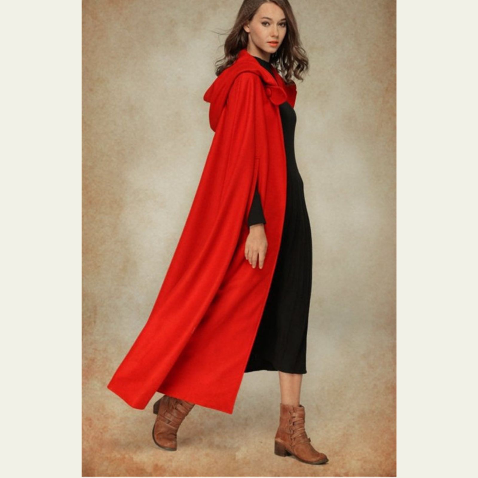 Geoffrey Beene Vintage ロングマント　ロングケープ Geoffrey Beene Vintage ロングマント ロングケープ 新品未使用品