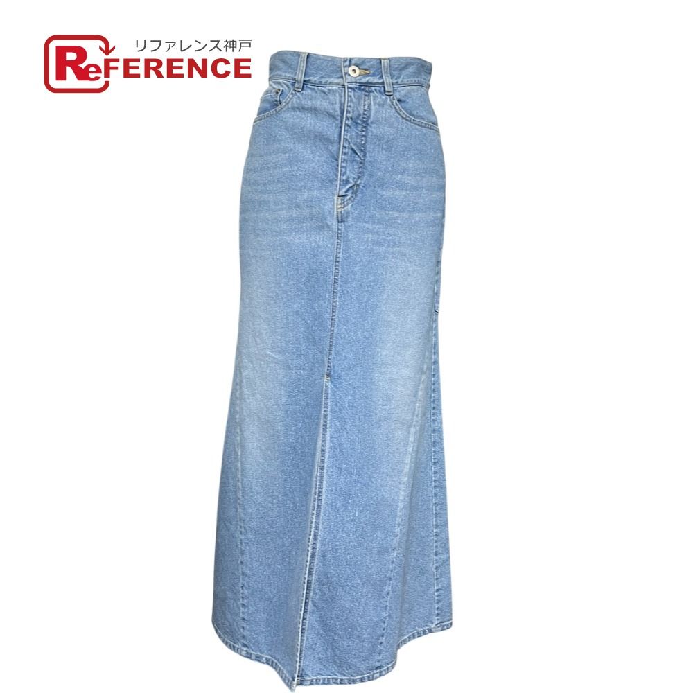 LE CIEL BLEU ルシェルブルー ロングスカート 25A67307 デニム ブルー