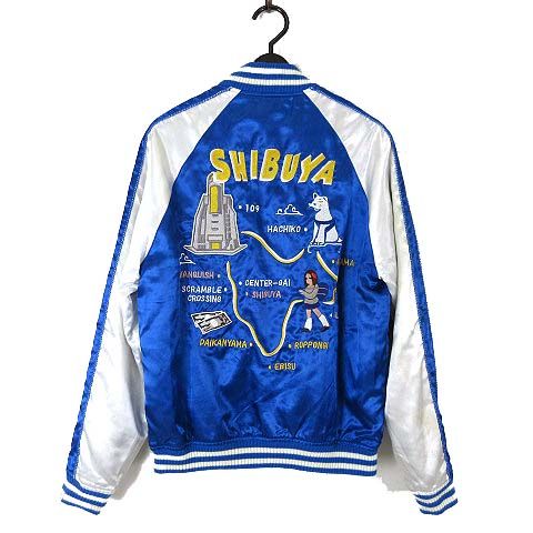★超美品！VANQUISHヴァンキッシュリバーシブルスカジャン 渋谷地図ハチ公 ☆超美品！VANQUISHヴァンキッシュリバーシブルスカジャン 渋谷