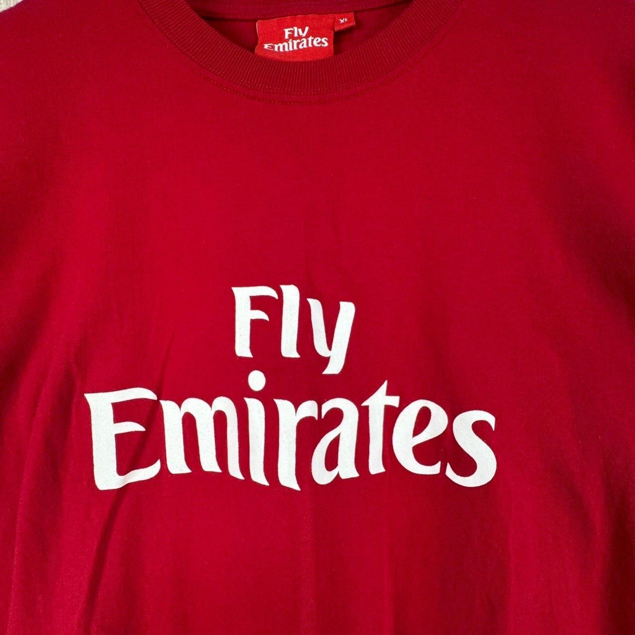 FLY Emirates フライエミレーツ ロゴTシャツ 赤 カジュアル ストリート