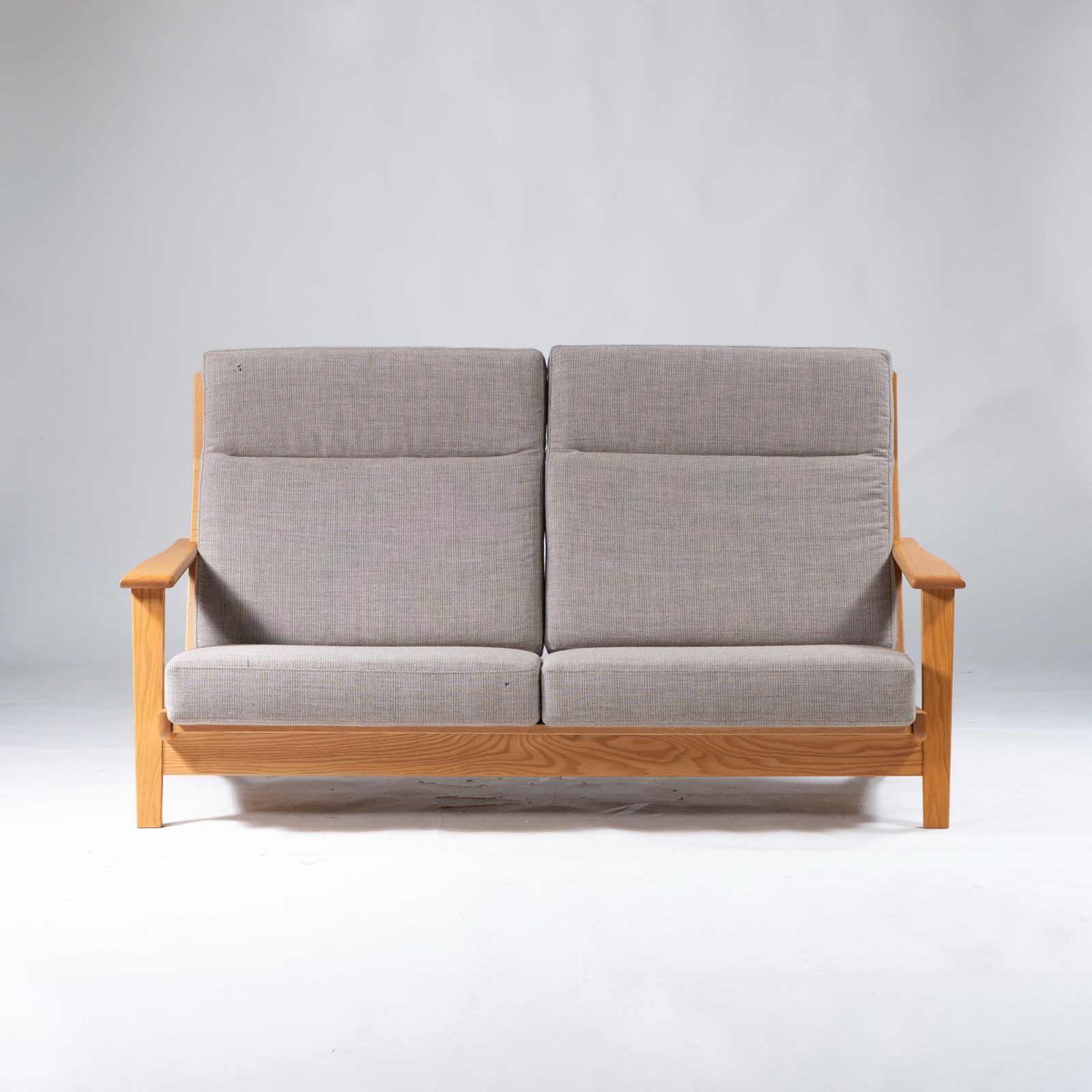 ナガノインテリア ハイバックソファ1P ハイバック1Pソファ ブラックチェリー/オイル［ナガノインテリア