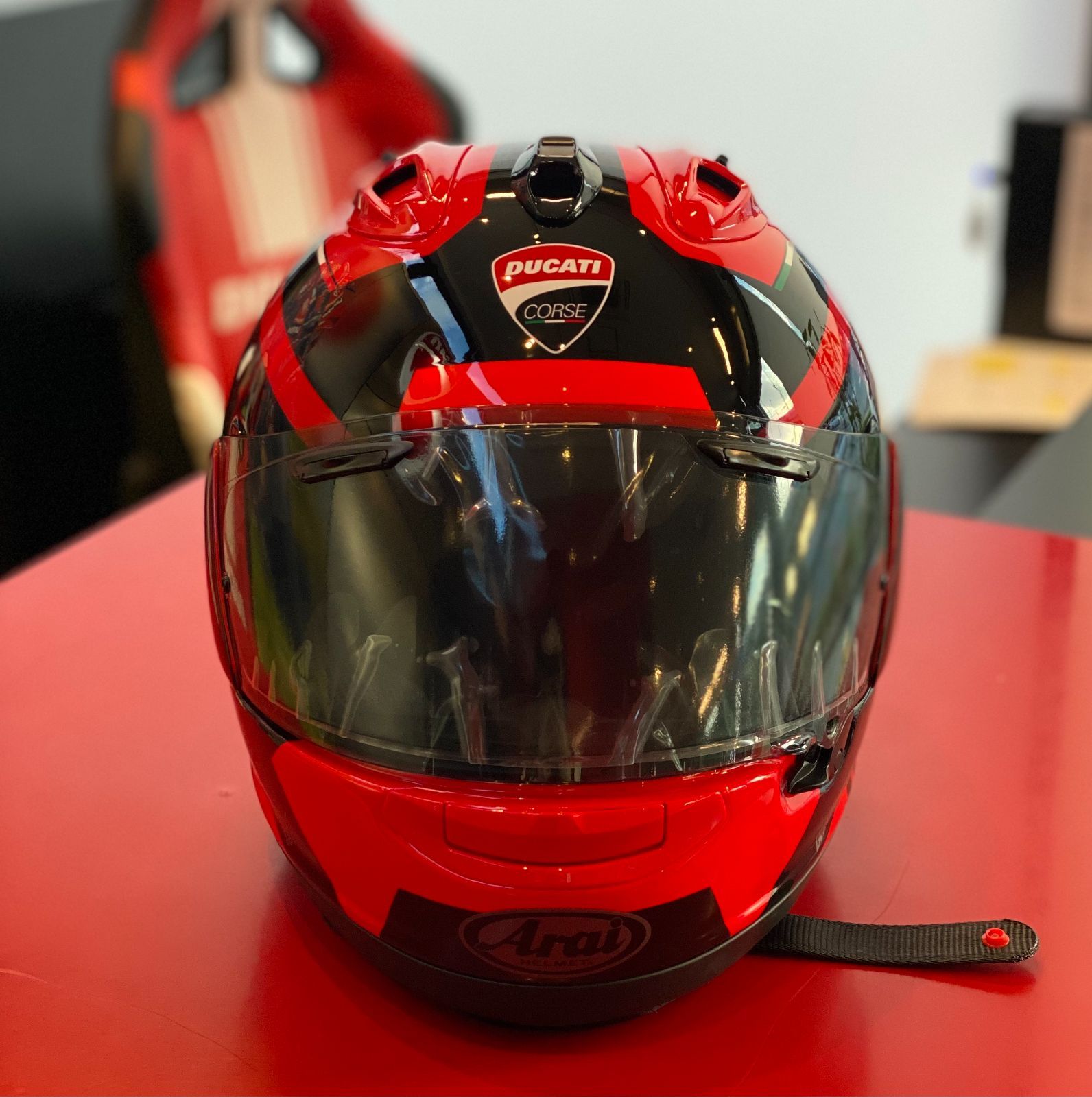 アライarai ducati corse v6 フルフェイスヘルメット Mサイズ Arai RX