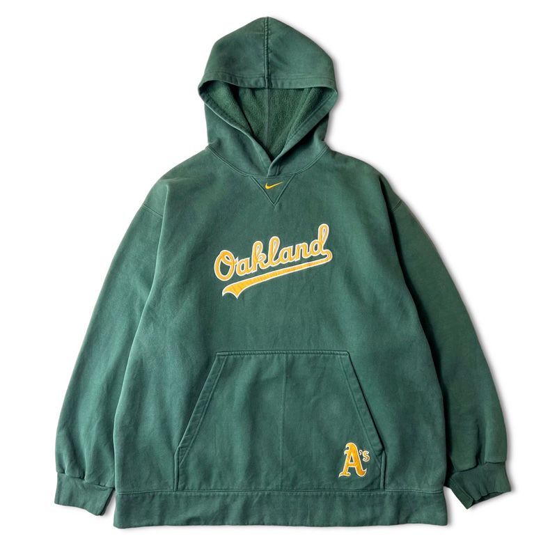 00s NIKE MLB アスレチックス センター スウォッシュ スウェット