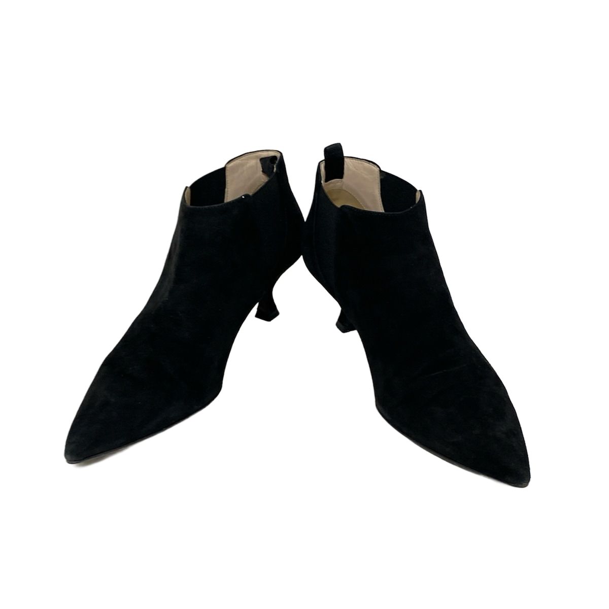 夏セール開催中。 PRADA プラダ ブーティ 36 1 2 レディース - 黒 サイドゴア ピッタリの