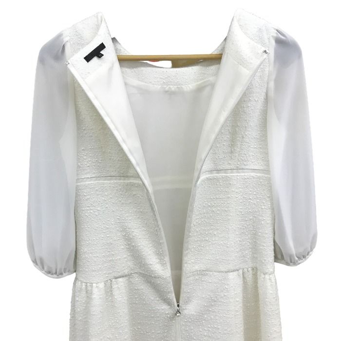 to be chic トゥービーシック ツイードワンピース W5J21-674-02