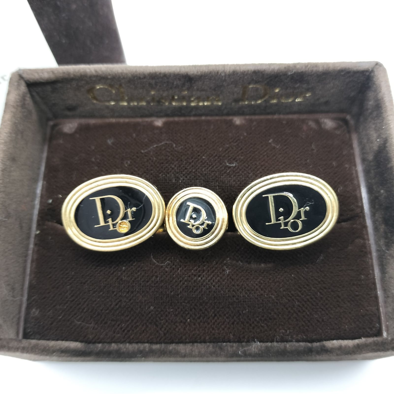 【美品】Dior　ディオール　カフス・タイピンセット　ゴールド　ブラック　ロゴ 楽天市場】クリスチャン ディオール Christian Dior ネクタイ