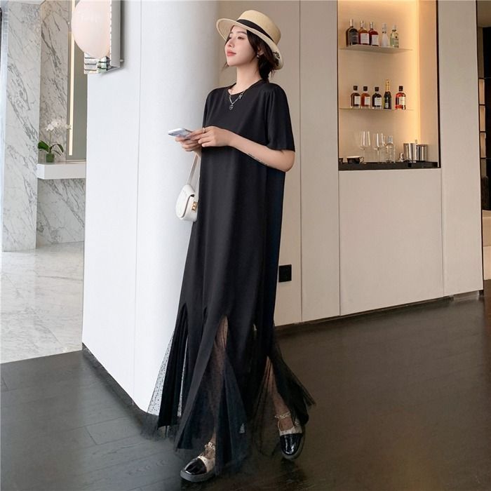 ICHI Antiquites イチ アンティークス ロング リネン ワンピース