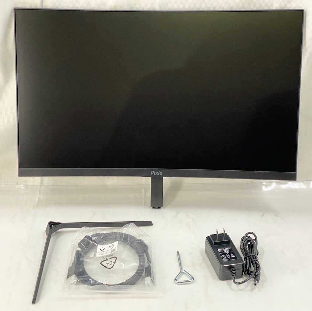 PIXIO 湾曲ノングレアゲーミングモニター PXC243 ジャンク ジャンク品】Pixio PXC243S 湾曲 ゲーミングモニター 24インチ FHD VA