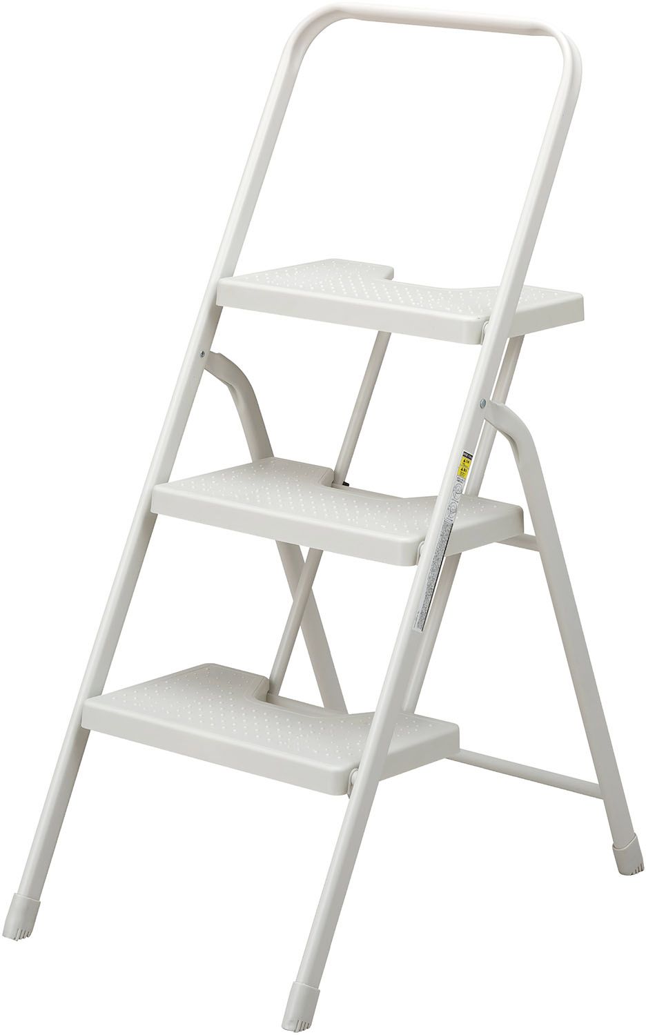 フォールディングステップ FOLDING STEP アウトドア フォールディングステップ3段 アイボリー 踏み台 足場 脚立 荷下ろし 折りたたみ スリム収納 ワンタッチ開閉 ロック機能 安定感 滑り止め 耐荷重100kg 184761 -