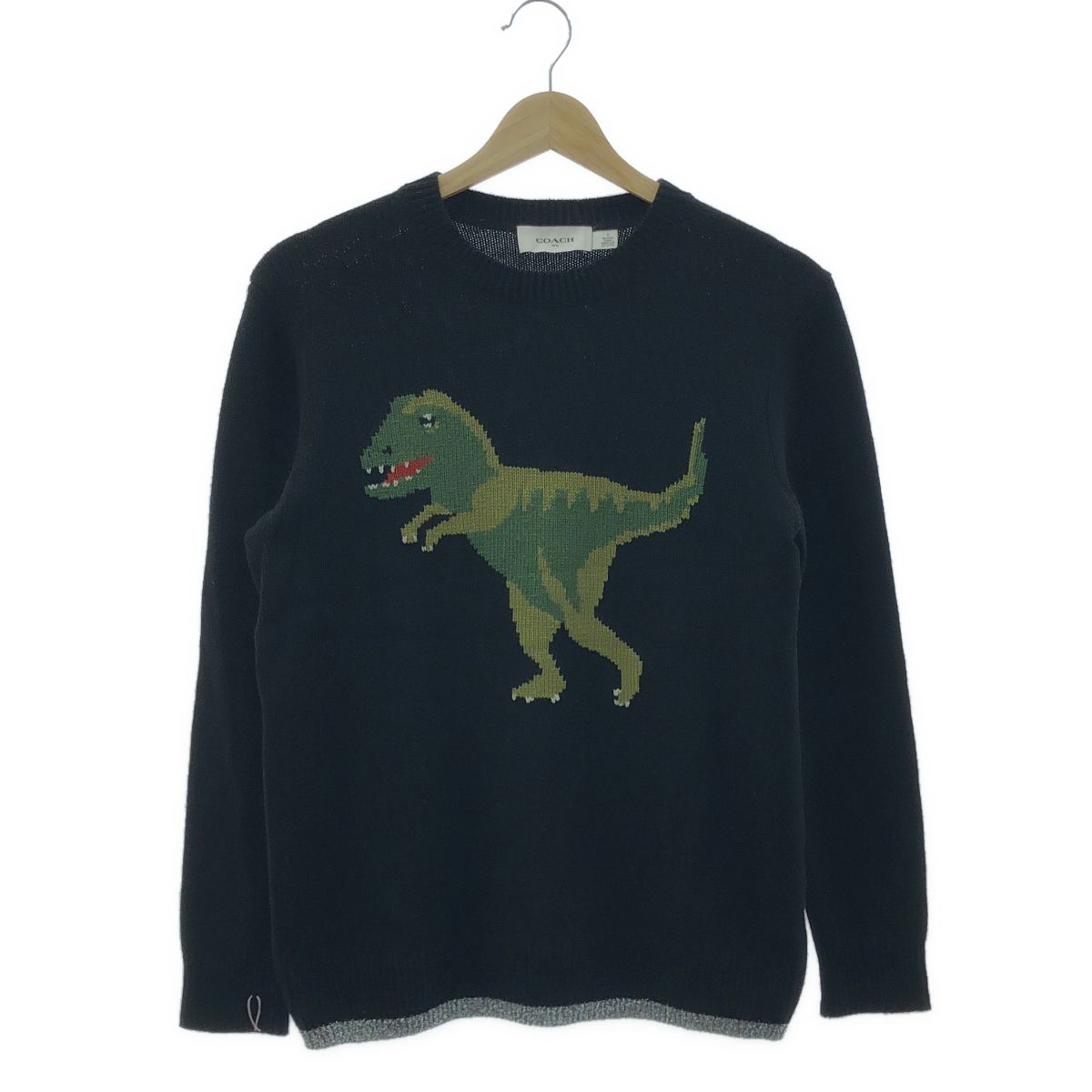 COACH / コーチ | レキシー クルーネック セーター | S | ブラック