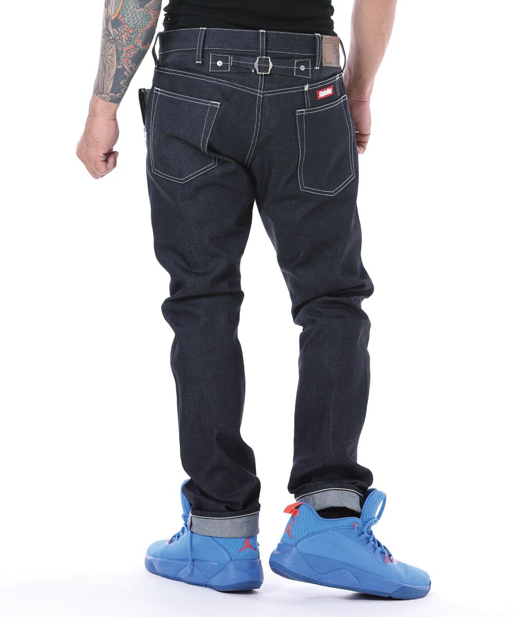 STYLEKEY スタイルキー デニムパンツ CHRONICLE SLIM DENIM PANTS(SK23SP-PT01) メンズ ストリート系 ヒップホップ B系 レゲエ ロック バンド 大きいサイズ