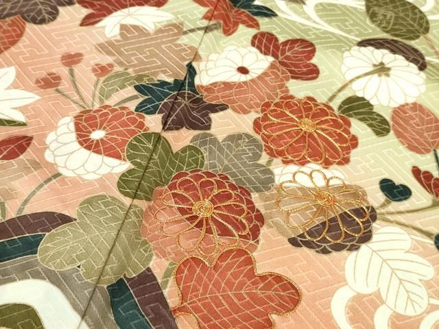 平和屋着物□極上 十日町老舗ブランド 吉澤友禅 吾妻徳穂 訪問着 駒