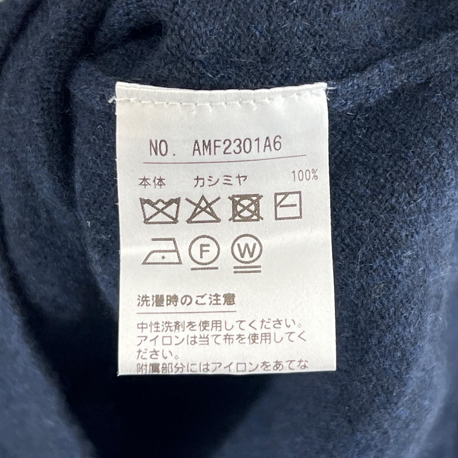 美品 Ampasy アンパスィ ブランドロゴ 秋冬 AW 長袖ニット カシミヤ