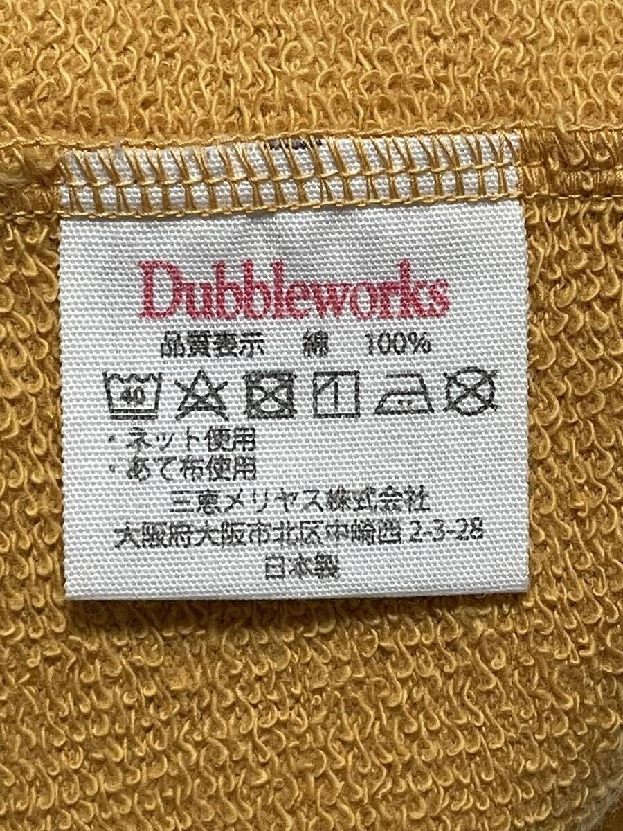 4 未使用品 Lサイズ WAREHOUSE ウェアハウス DOUBLEWORKS ダブルワークス スウェット シャツ 半袖 CAMP BEAR CREEK イエロー系