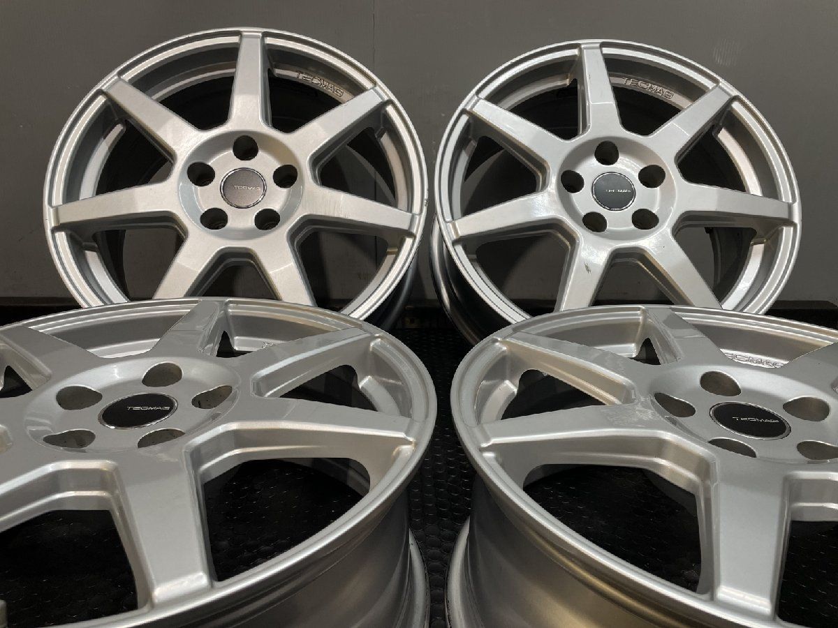 Weds TAS JAPAN TECMAG テクマグ 17インチ 4本 7J5HPCD112 40 空気圧センサー VW|ザ ビートル|パサート|ティグアン|シャラン等 MHG009