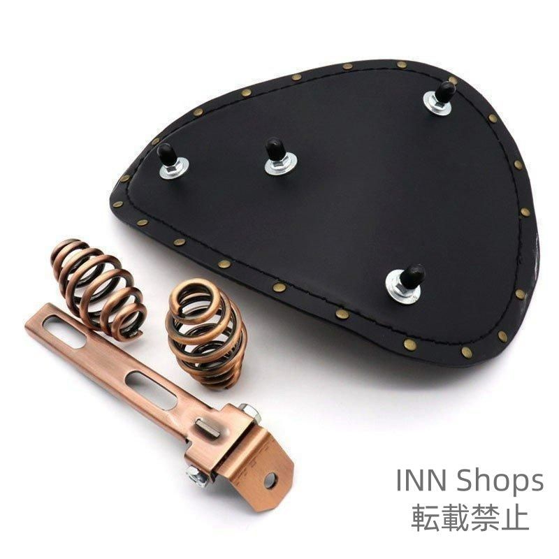 サドル シート バイク オートバイ レトロ 頭蓋骨 ワニ ブラケット 3 インチ ハーレー カスタム レザー デグナー (DEGNER)|ハーレーパーツメーカー デグナー ハーレー バイク