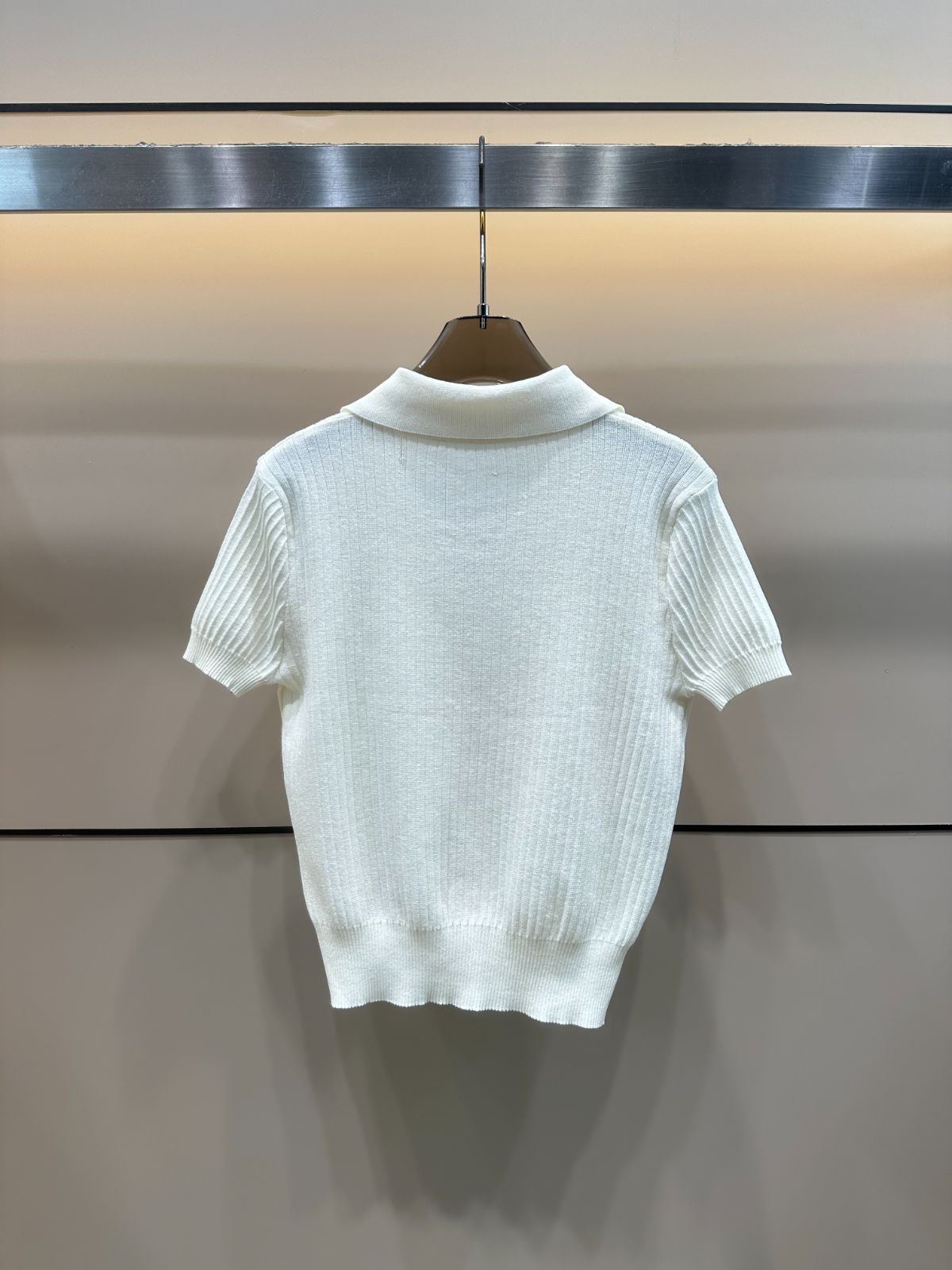 今日特価】Miumiu レター刺繍 ストライプ ニットシャツ-3 - メルカリ