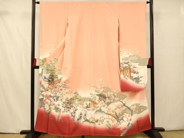 ❪6944❫   ✿  振袖   (正絹)  ✿  ガード加工済 6944❫ ✿ 振袖 (正絹) ✿ ガード加工済