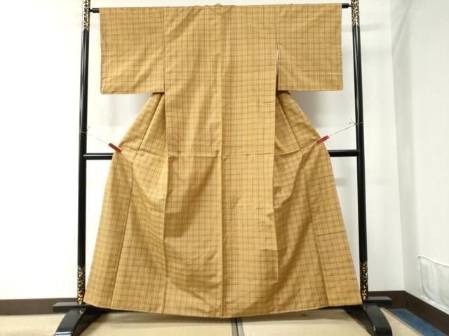 平和屋着物●上質な紬　格子柄　正絹　逸品　未使用　CAAW7740yc 平和屋着物○上質な紬 格子柄 正絹 逸品 未使用 CAAW7740yc - メルカリ