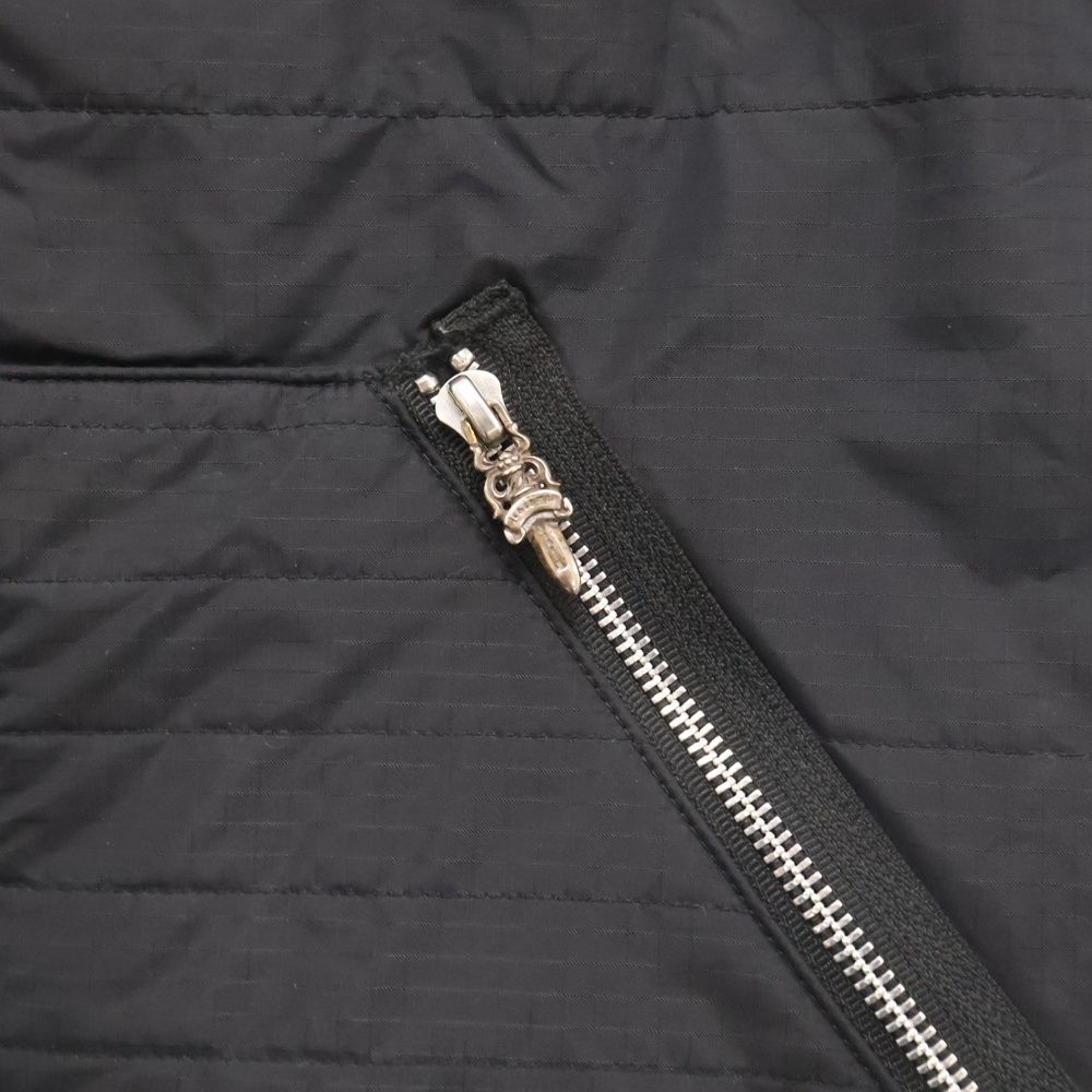 クロムハーツ ナイロンライダースベスト メンズ SM（JVP) CHROME  