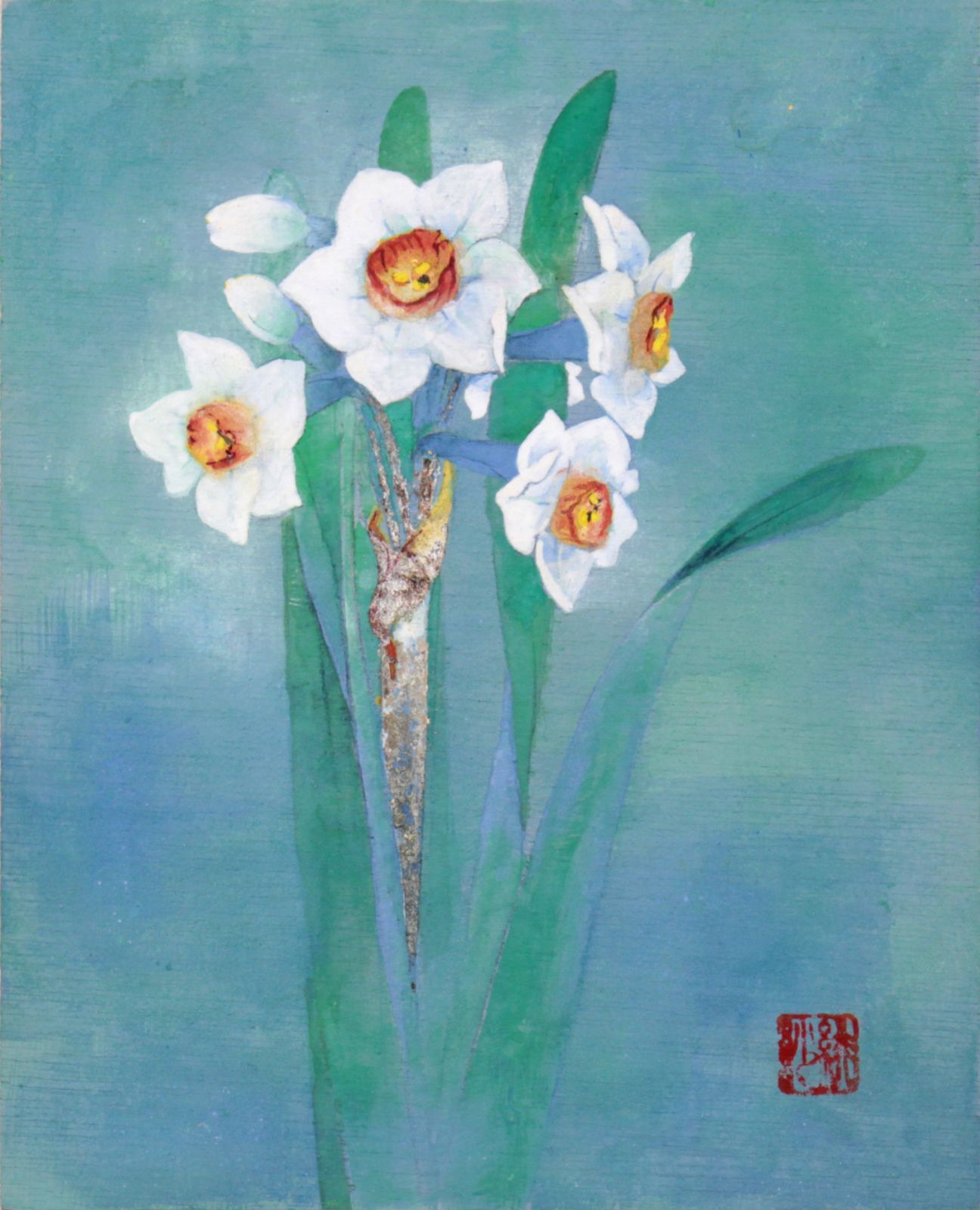 中井緋紗子『花』日本画【真作保証】 絵画 - メルカリ