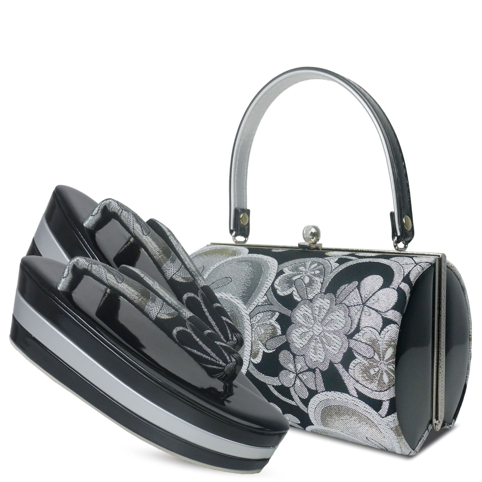 草履バッグセット 草履 振袖 成人式 ヒール 厚底 kzouribag16-18 草履 振袖 バッグ セット 日本製 レディース 女性 草履バッグ