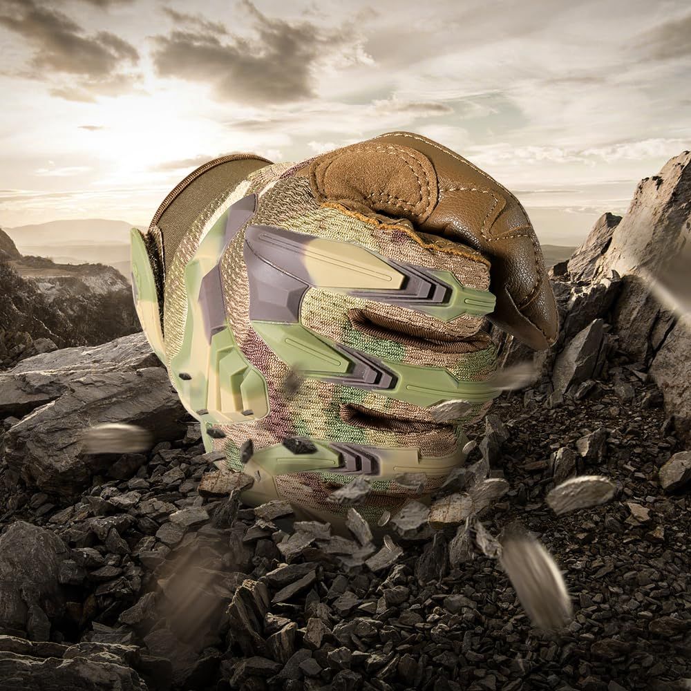 【迅速発送】WTACTFUL タクティカル グローブ オリジナルグローブ マルチカム 迷彩 カモフラージュグローブ サバゲー バイク サバイバルゲーム アウトドアスポーツ用