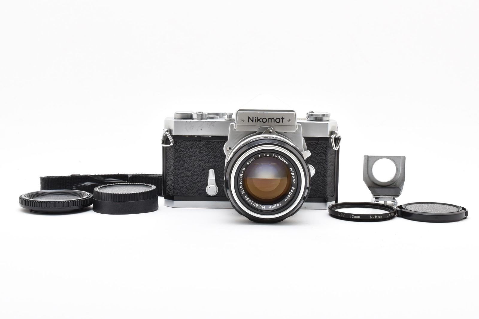 4947 並品 Nikon Nikomat FTN Nikkor-S 50mm F1.4 Tested New Seals ニコン MFフィルムカメラ