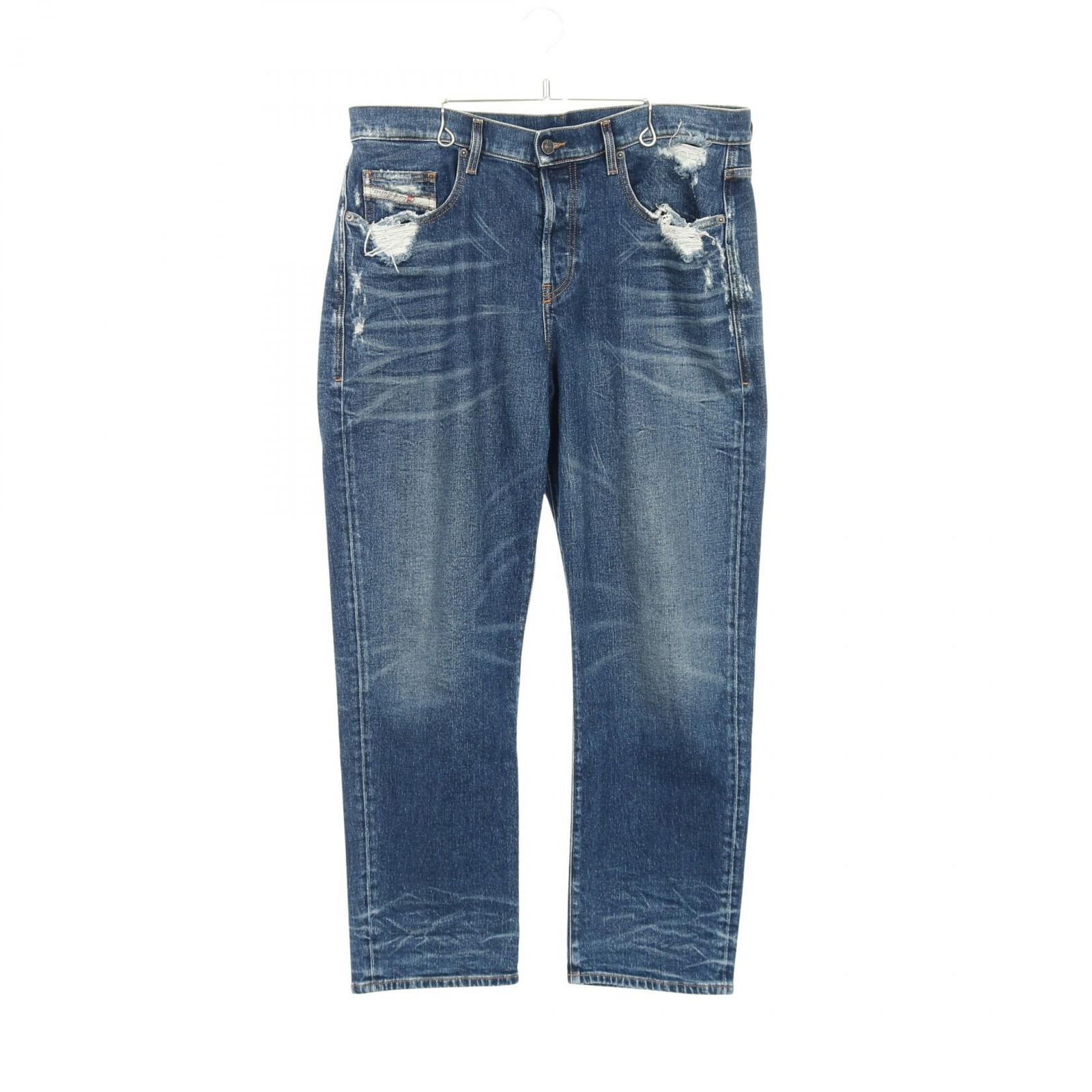 大人気】DIESEL D-Viker ストレートデニムジーンズ ライトブルー 
