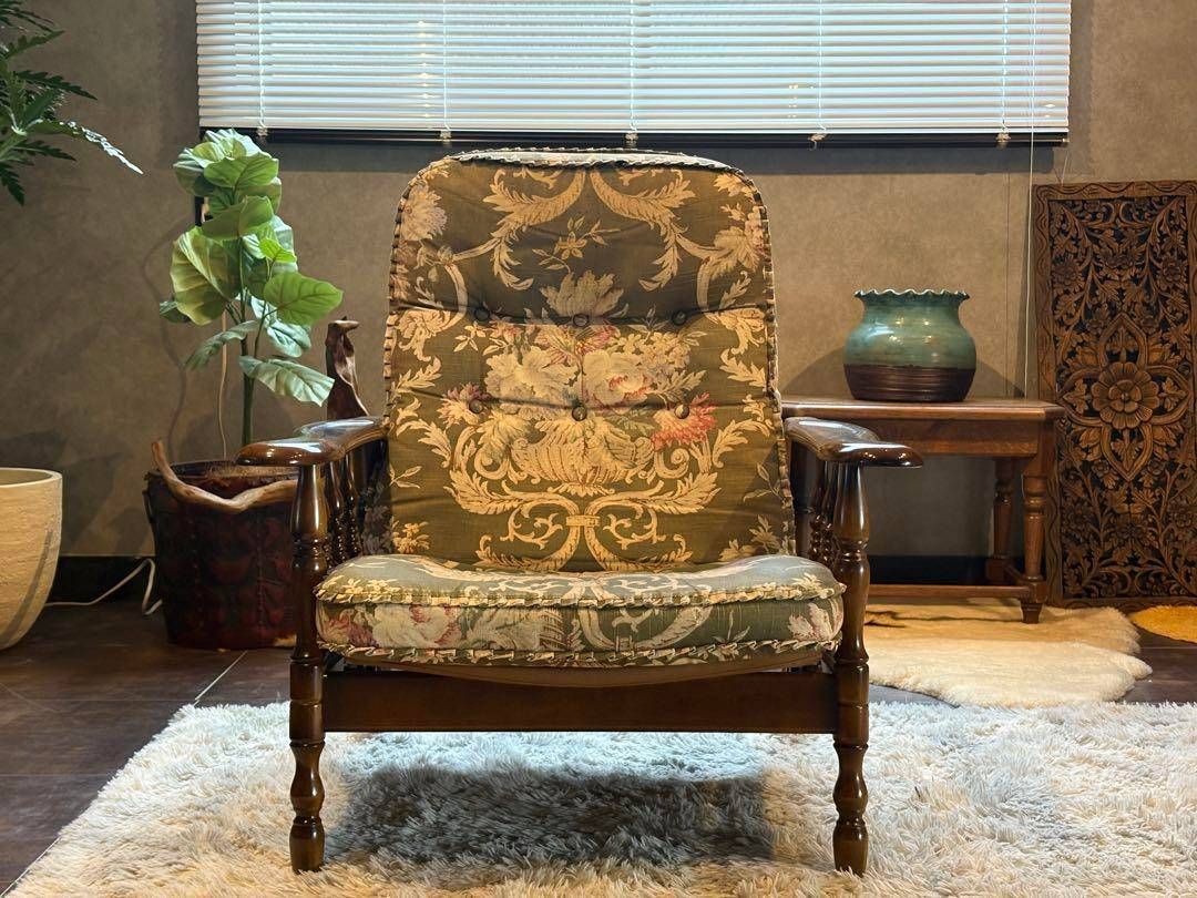 ①カリモク karimoku リクライナー　コロニアル　RC60 レトロ　GG ①カリモク karimoku リクライナーコロニアルRC60 レトロGG