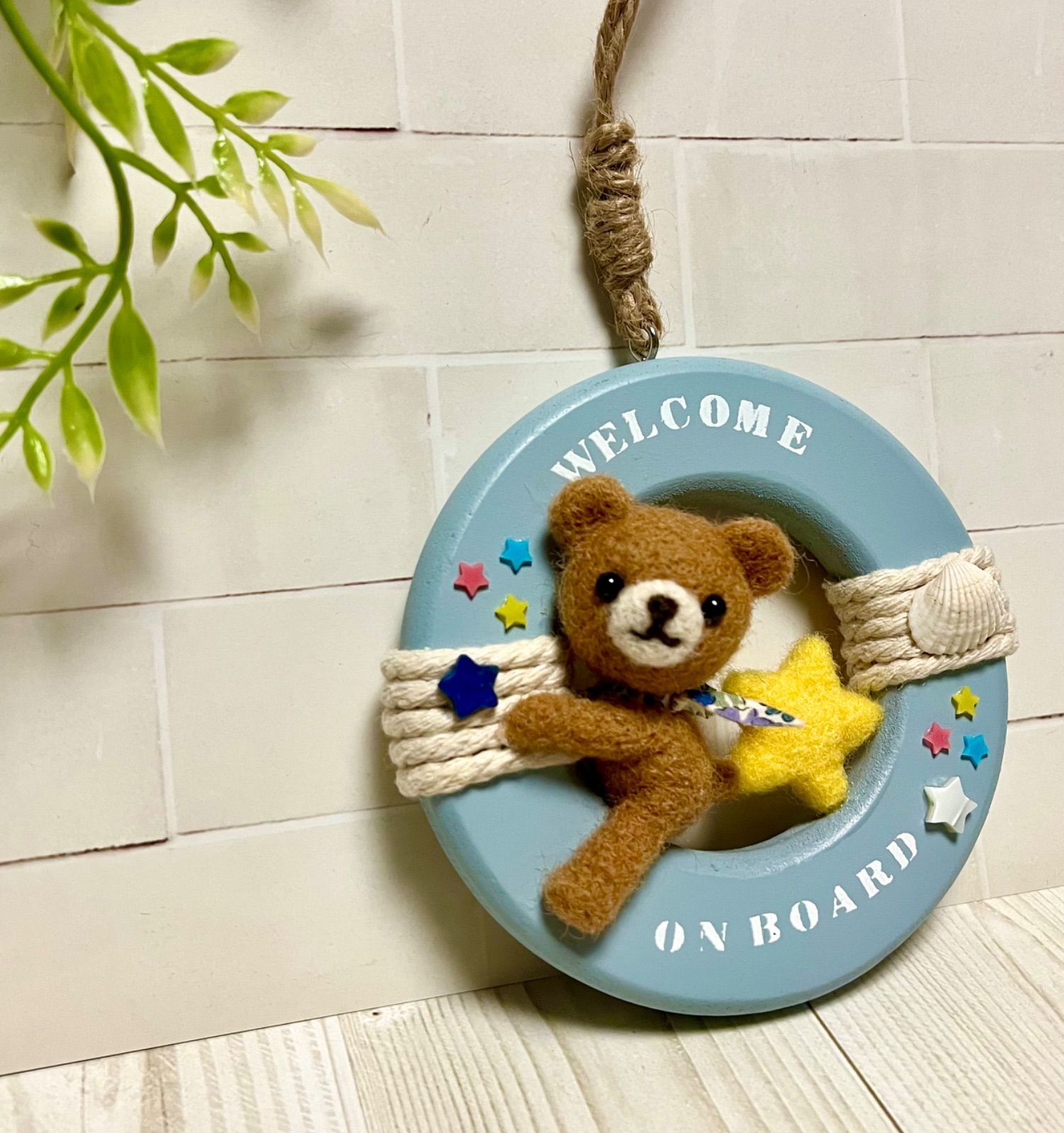 ハロウィン くま オバケ 羊毛フェルト ハンドメイド インテリア 羊毛