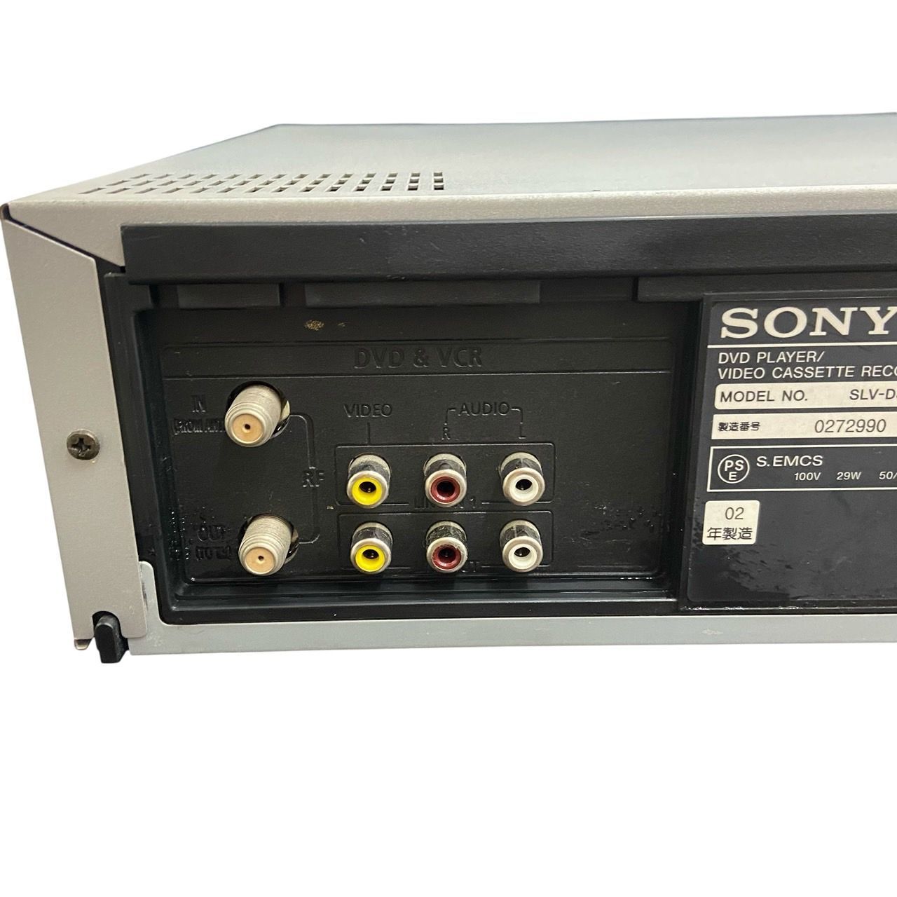 動作確認済み】SONY ソニー VHSビデオデッキ 一体型DVD