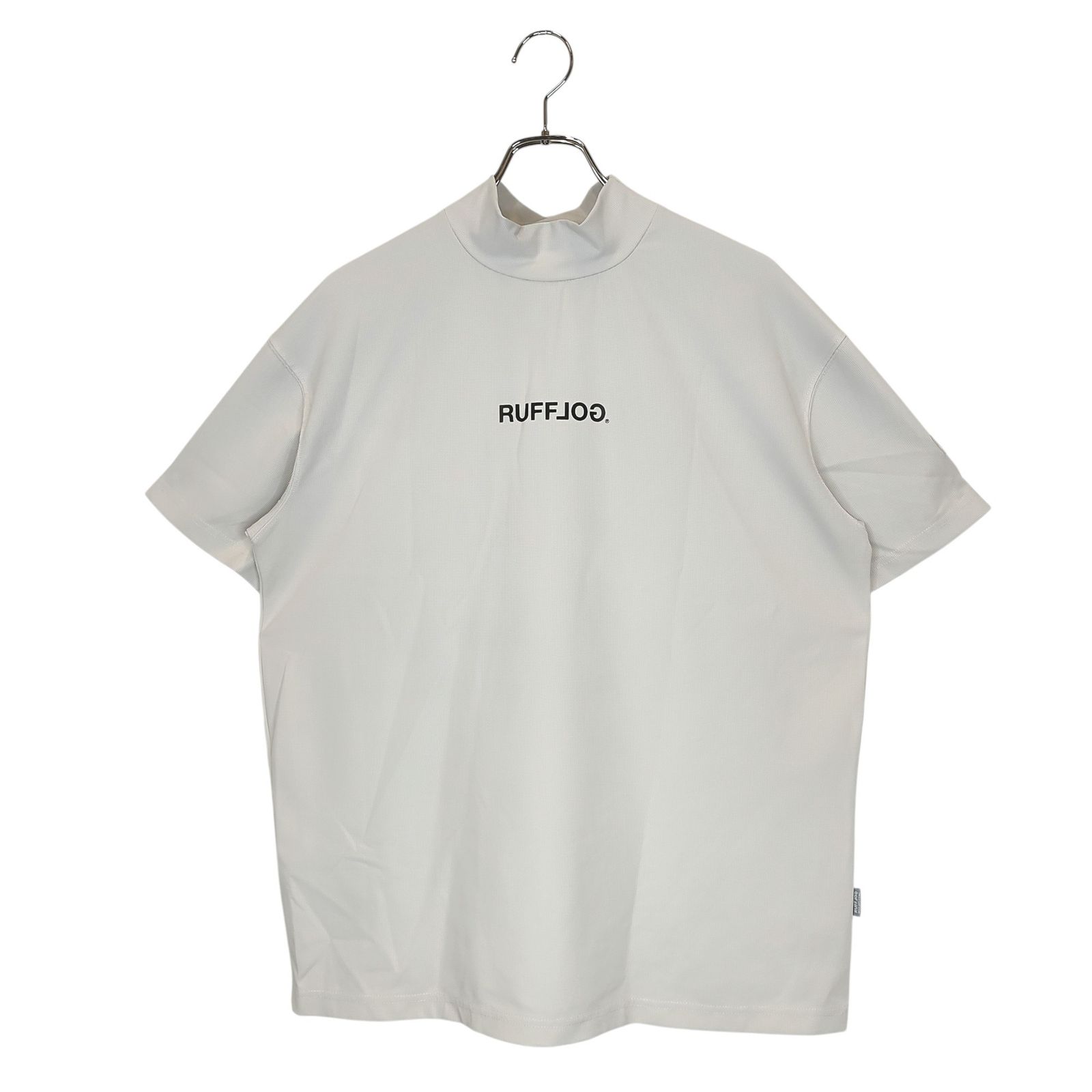 RUFFLOG ラフロッグ SQUARE RG LOGO モックネック 半袖 Tシャツ