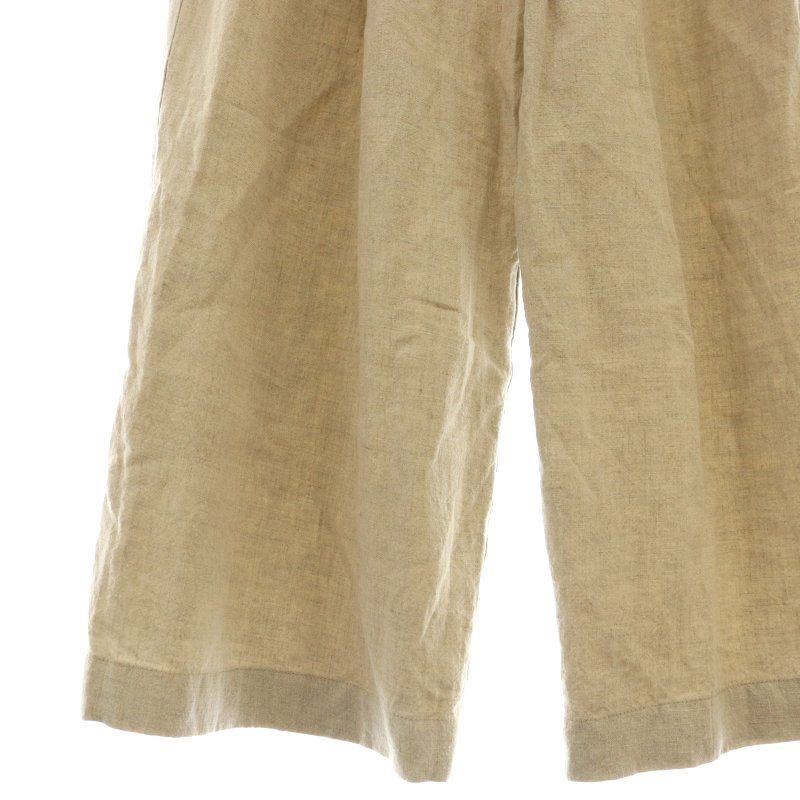 デレス DERES 24SS 11th Linen Pants パンツ ワイド リネン 1 ベージュ