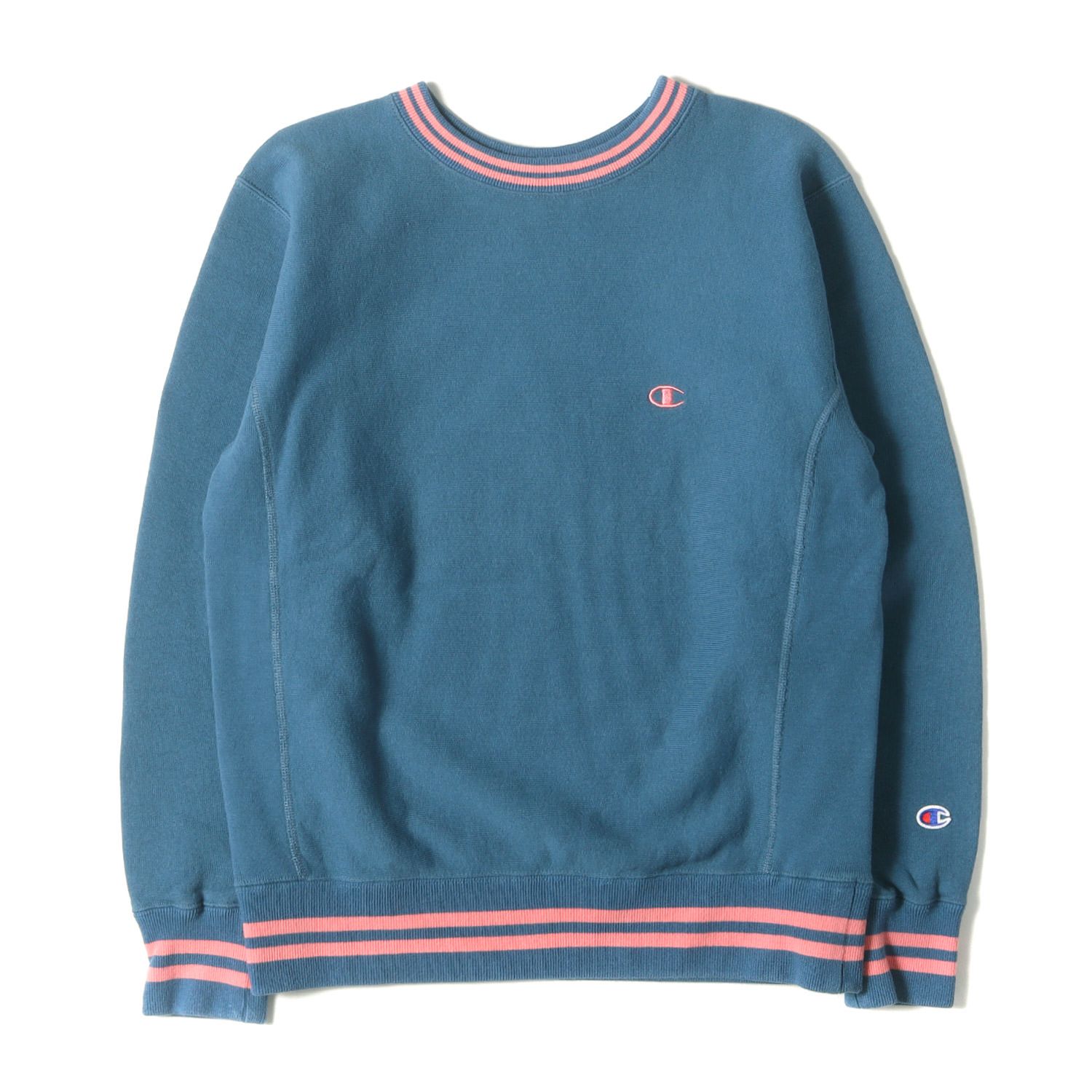 美品】Champion チャンピオン スウェット ブルー サイズ:M | 単色タグ 