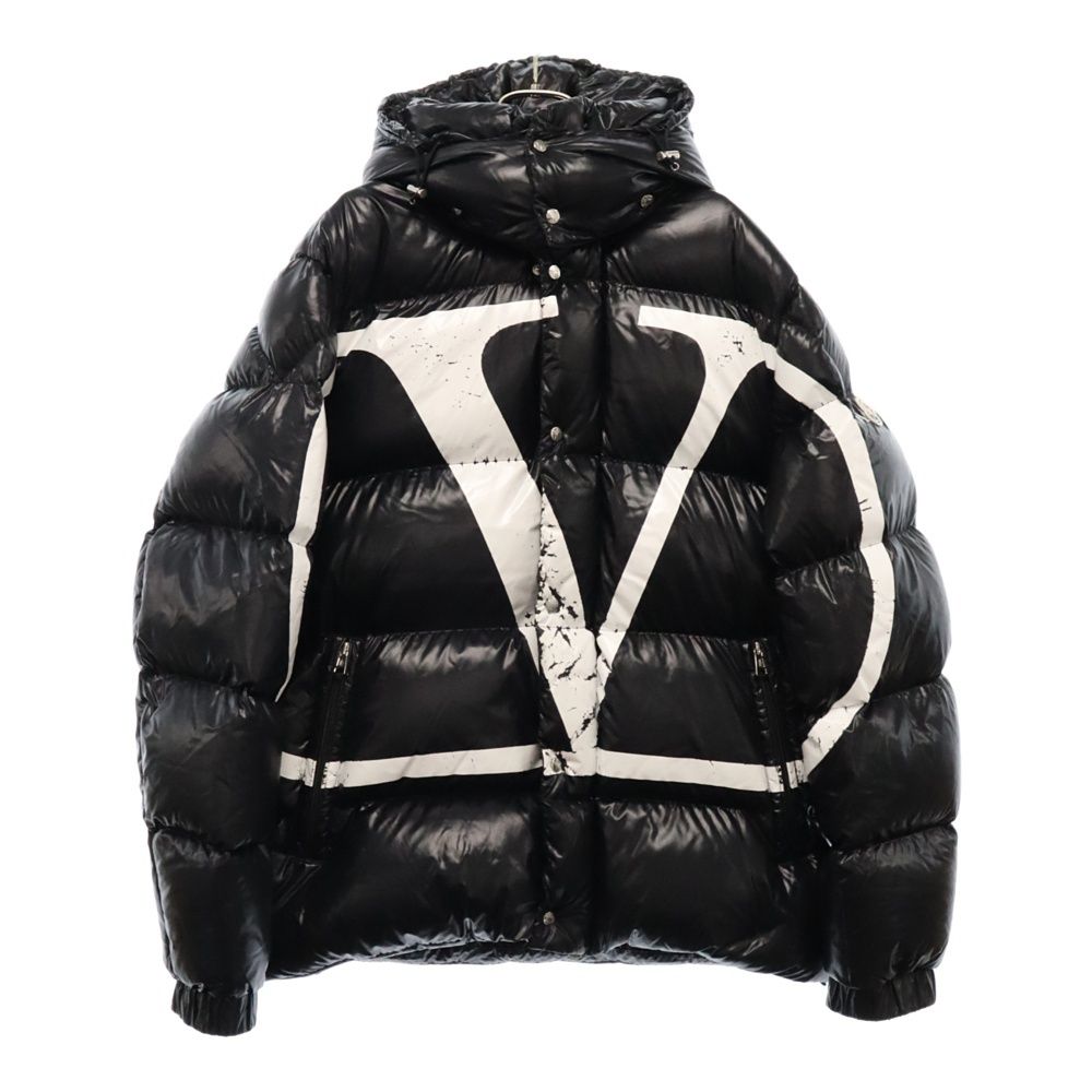 ヴァレンチノ ×モンクレール/MONCLER 19AW SV3CN00A5AG ロゴプリントダウンジャケット メンズ 46 MONCLER (モンクレール) 19AW × VALENTINO Down Jacket ヴァレンティノ