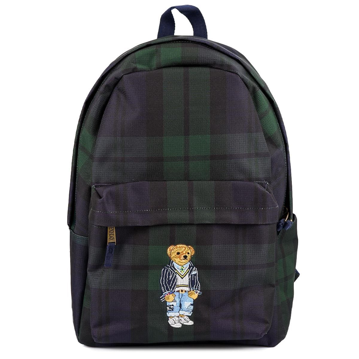 Polo Ralph Lauren ポロラルフローレン バックパック 9AR027 RLAN POLO BEAR BACKPACK レディース 女性 メンズ 男性 ユニセックス 男女兼用 ジュニア リュックサック ECC BLACKWATCH TARTAN