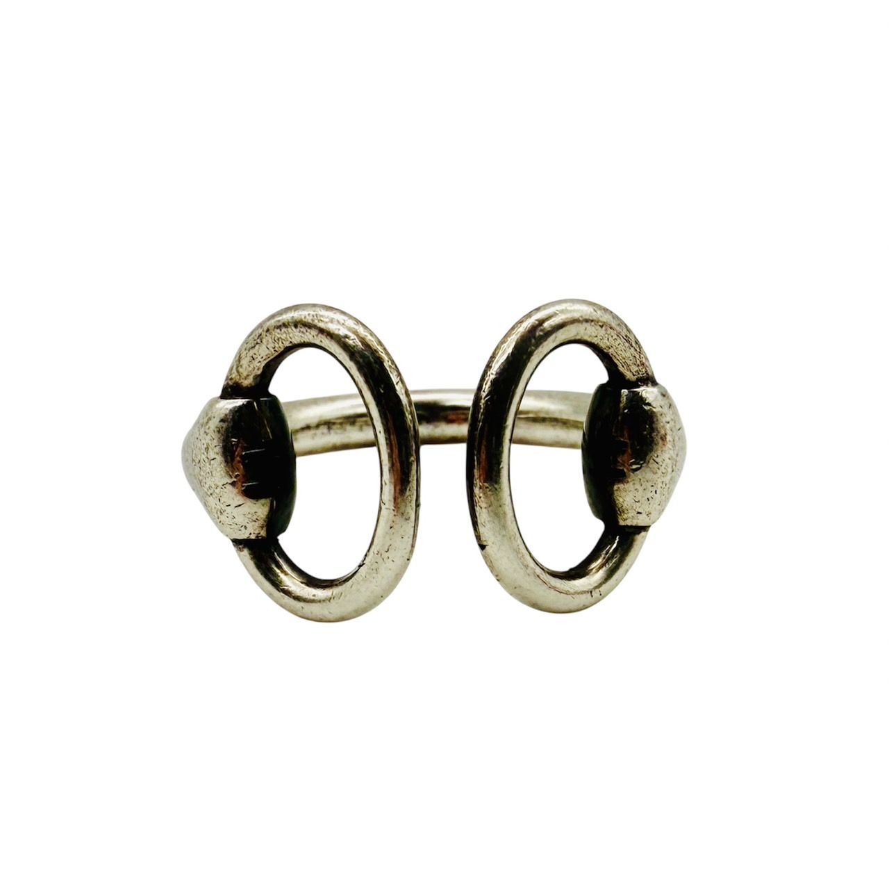 VINTAGE HERMÈS ナウシカ リング YG 13~14号 - mozme HERMES エルメス