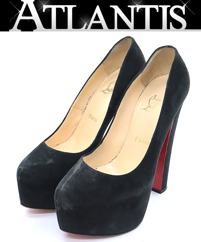 広尾店】 クリスチャンルブタン Christian louboutin スエードパンプス