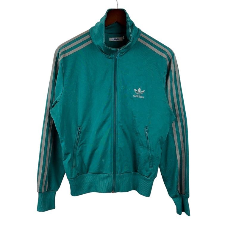 adidas トラックジャケット トレフォイルロゴ 3ストライプ グリーン