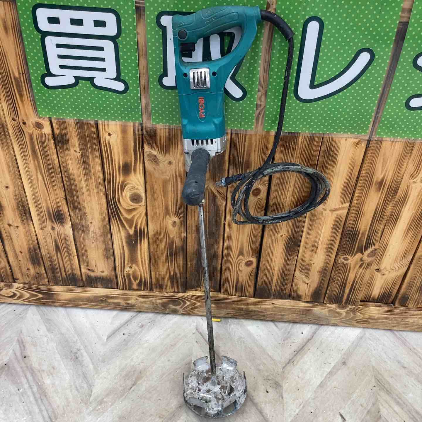 リョービ RYOBI パワーミキサー かくはん機 PM-851 壁材 接着剤 撹拌 軽量 コンパクト 中速型 100V 150mm 越谷店