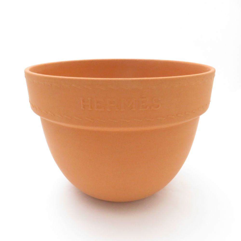 HERMES エルメス CCC共同企画 テラコッタ 植木鉢 テラコッタ プレート SC8297L1