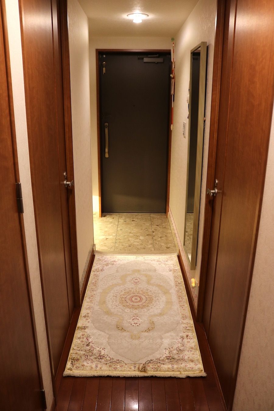 ペルシャ柄絨毯79×154