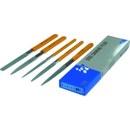 7営業日以内発送 呉英 K-5-SET ＤＩＡヤスリ Ｋ－５ ５種類セット １２０ K5SET 沖縄離島販売不可