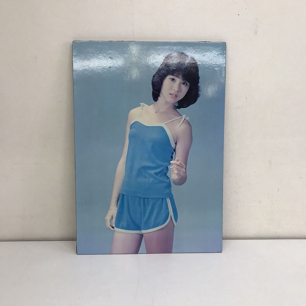 1980年代、松田聖子、木製パネル、永久保存版、額付、保管箱付 Yahoo!オークション - 1980年代 松田聖子① 木製パネル 永久保存