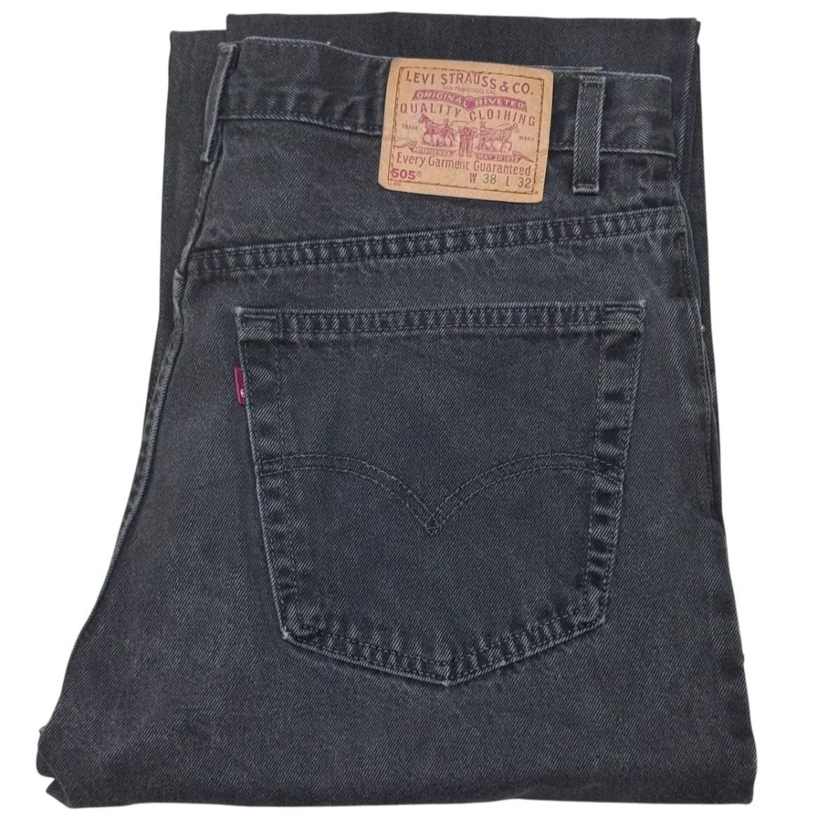 90s Levi’s 505 サルファブラック ｜ W38 L32 実寸W88cm L79cm