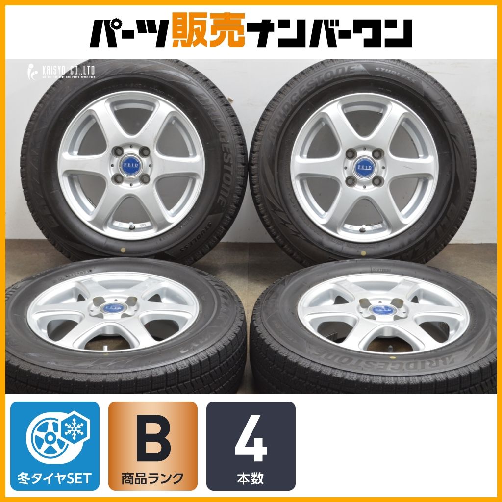【 16×6.5J +48 114.3 5H 4本 】 ブリヂストン FEID / セレナ ノア ヴォクシ ステップワゴン 3本 美品 FEID 6J+53 4本SET ノア ヴォクシー アイシス セレナ
