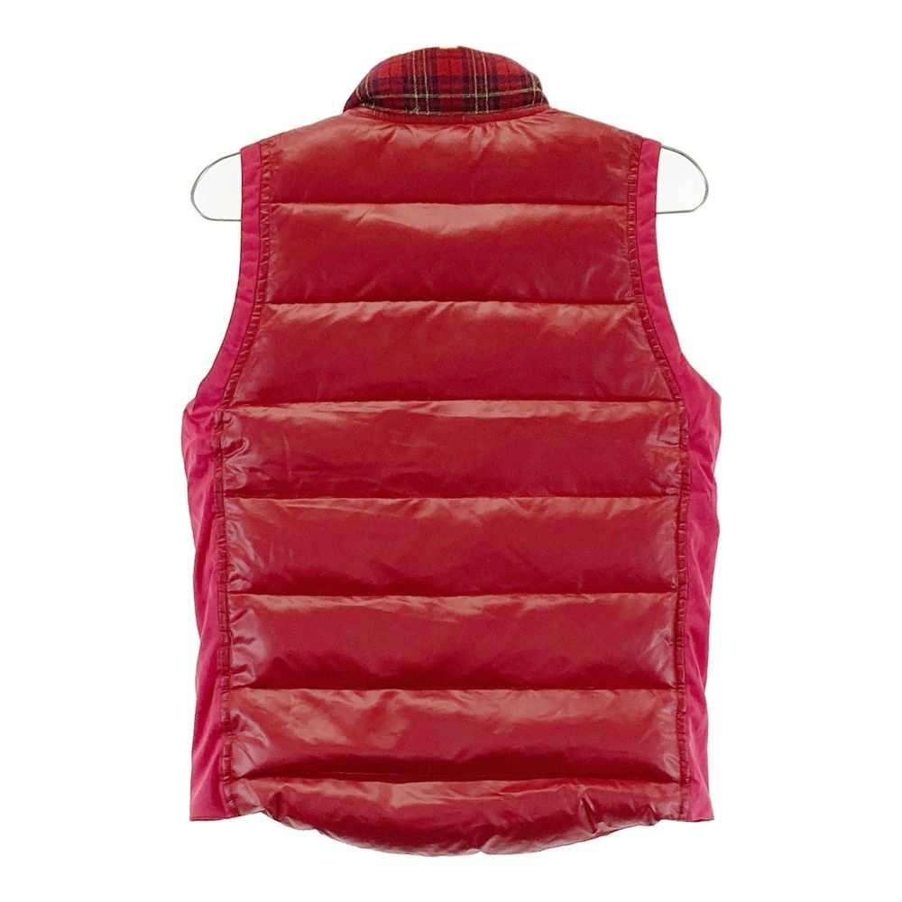サイズ S BEAMS GOLF ビームスゴルフ ダウンベスト チェック柄 レッド系 240101486422 ゴルフウェア レディース ストスト