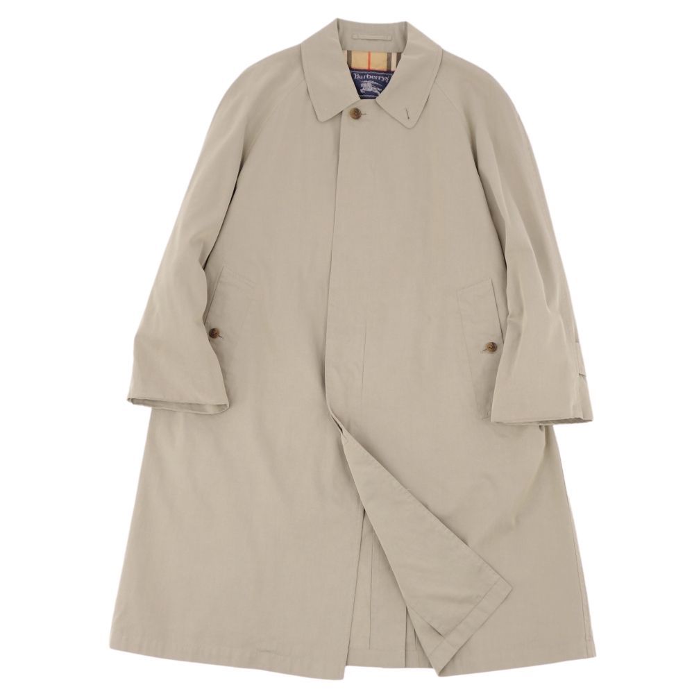 美品 Vintage バーバリー Burberrys コート ステンカラーコート バルマカーンコート コットン100％ アウター メンズ 88-160-3(S相当) ベージュカーキ 美品 Vintage バーバリー Burberrys コート ステンカラーコート バルマ